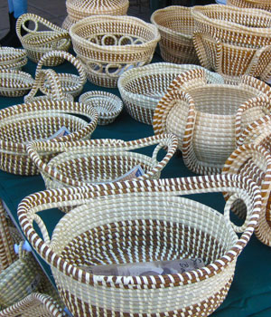 Sweet Grass Baskets in Charleston