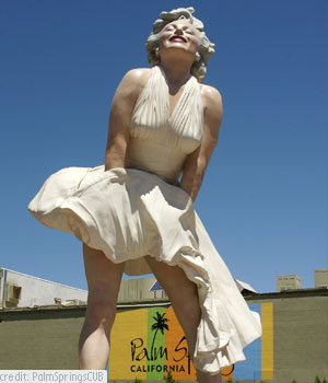Palm Springs Marilyn Monroe Statue